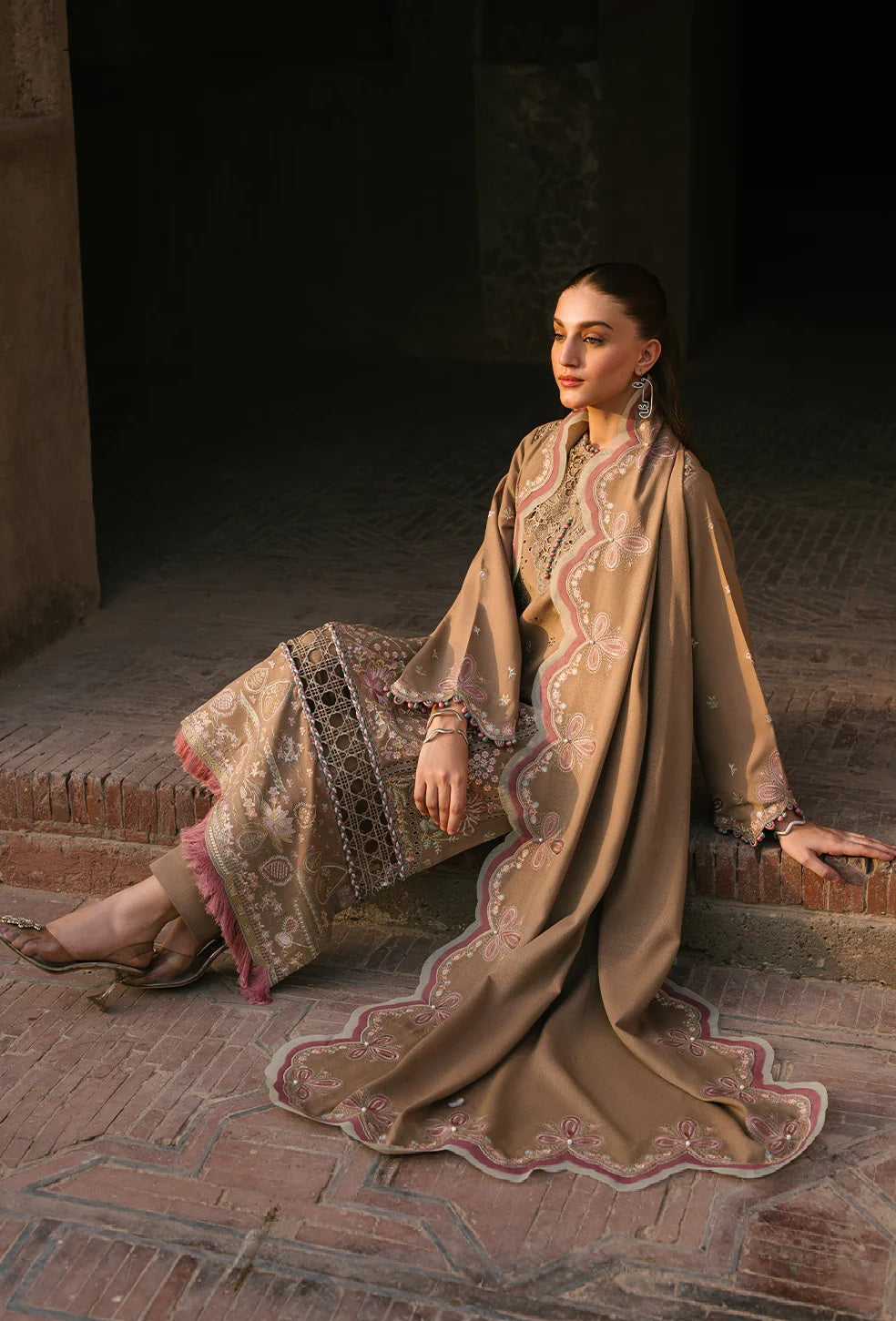 Bin Ilyas - Luxury Lawn Embroidered Unstitched 3 A