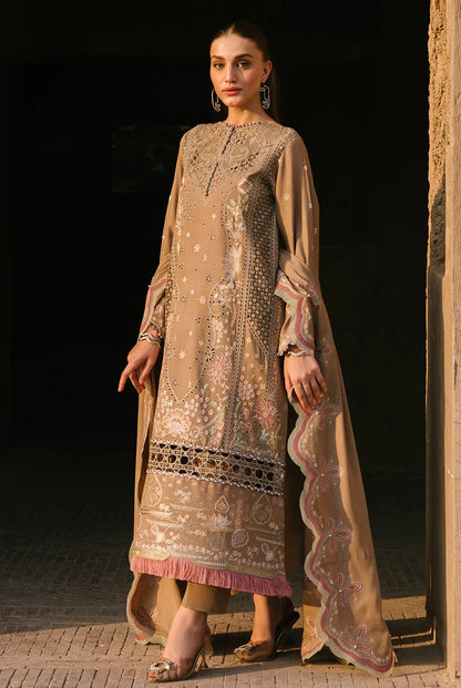 Bin Ilyas - Luxury Lawn Embroidered Unstitched 3 A