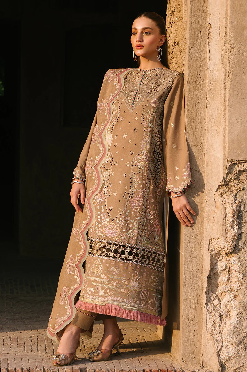 Bin Ilyas - Luxury Lawn Embroidered Unstitched 3 A