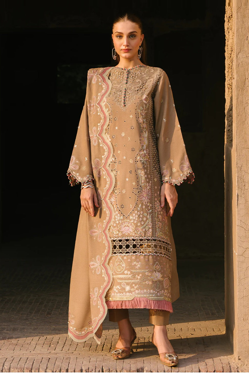 Bin Ilyas - Luxury Lawn Embroidered Unstitched 3 A