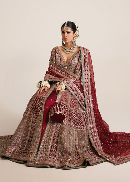 Hussain Rehar Organza Embroidered Luxury Wedding Collection