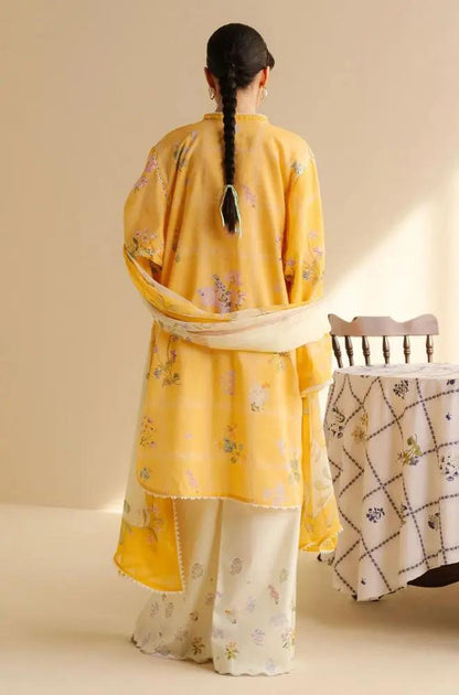 Coco by Zara Shah Jahan - 3PC Banadora Lawn Printed Shirt with Printed Voil Dupatta (Unstitched)