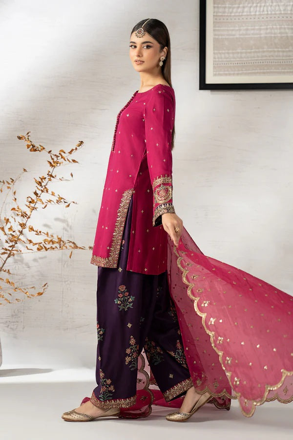 Maria.B - Luxury Raw Silk Embroidered 3 Piece Unstitched