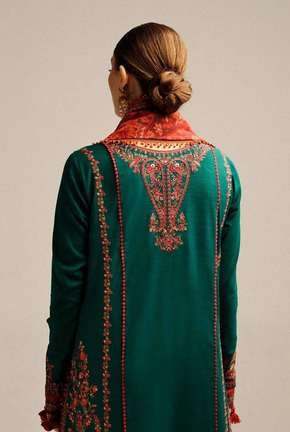 Hussain Rehar - Luxury Lawn Embroidered 3 Piece Unstitched - Marjaan