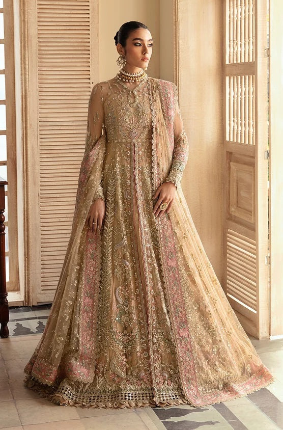 Soraya Irina Luxury Net Embroidered Unstitched 3PC Suit