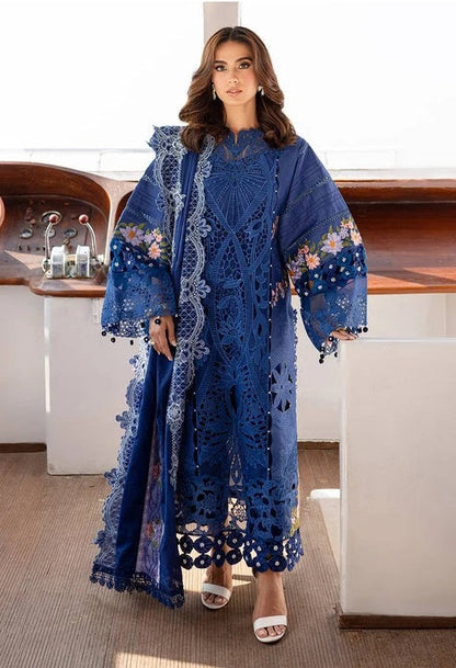 Parishay Monaco Luxury Lawn Embroidered 3 Pc Unstitched / Stitched