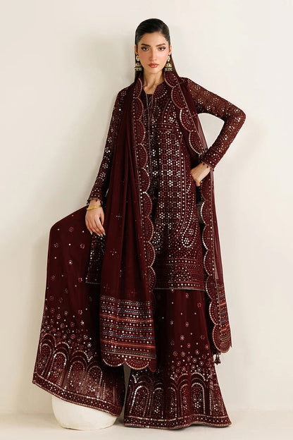 Jazmin Luxury Embroidered Chiffon 3Pc Unstitched Suit