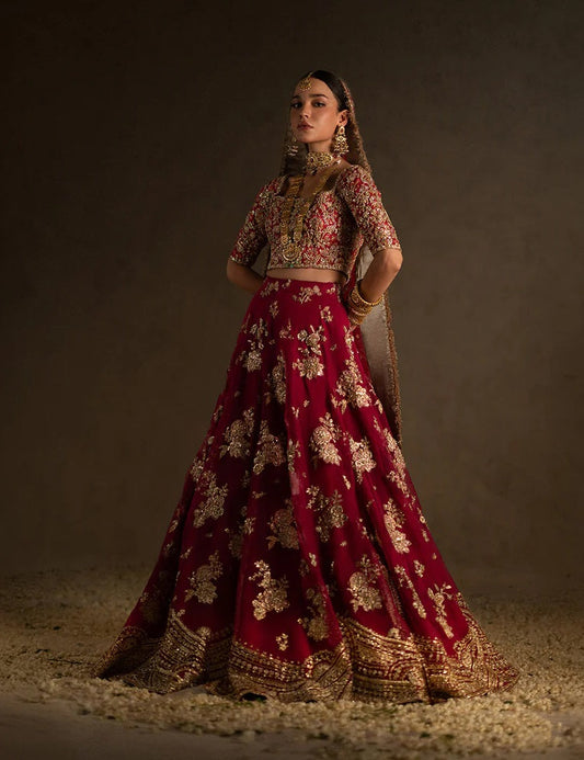 Zuria Dor Organza Embroidered Unstitched 3PC Suit - Nour Neue