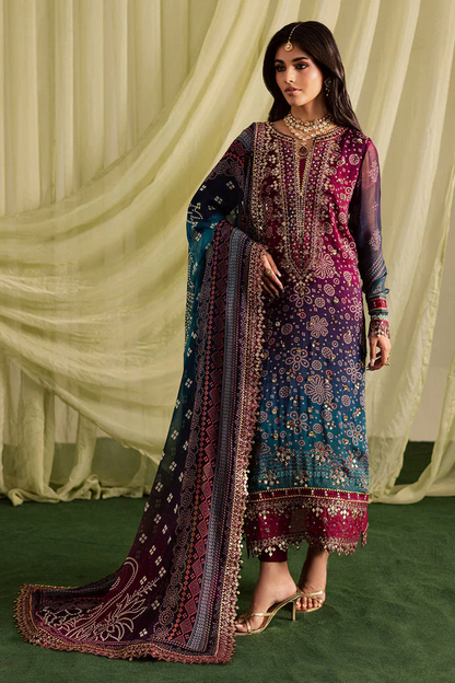 Nureh Luxury Lawn Embroidered 3 Pc Unstitched Collection JUGNI