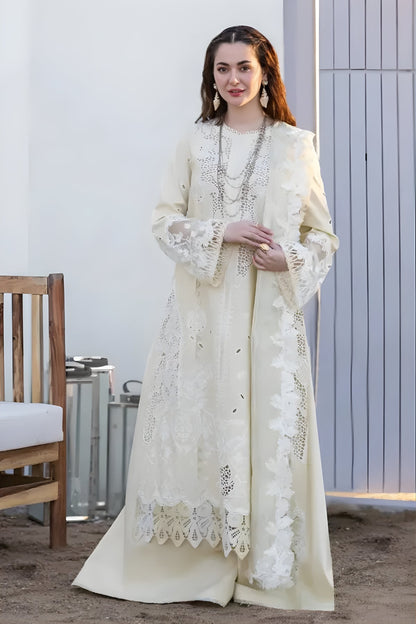 3PC Lawn Embroidered Shirt with Printed and Digital Printed Dupatta (Unstitched)