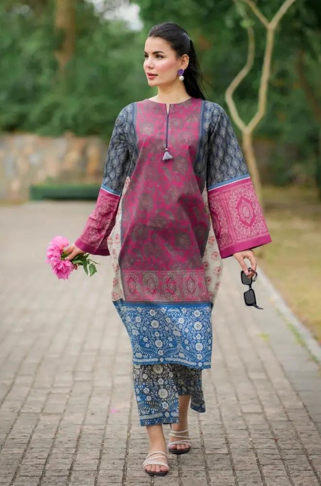 Urge 2PC Unstitched Lawn Printed Shirt with Printed Trousers