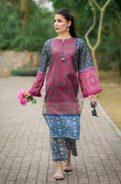 Urge 2PC Unstitched Lawn Printed Shirt with Printed Trousers