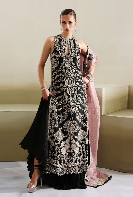 Soraya Luxury Raw Silk Embroidered 3 Pc Unstitched Suit - Myrren