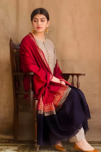 Zarpash - 3PC Unstitched Dhanak Shirt with Digital Printed Dupatta and Trouser
