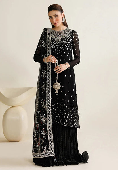 Jazmin Luxury Chiffon Embroidered 3Pc Unstitched Suit