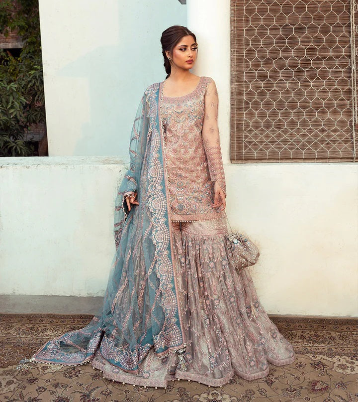 Aytan Luxury Net Embroidered Unstitched 3PC Suit