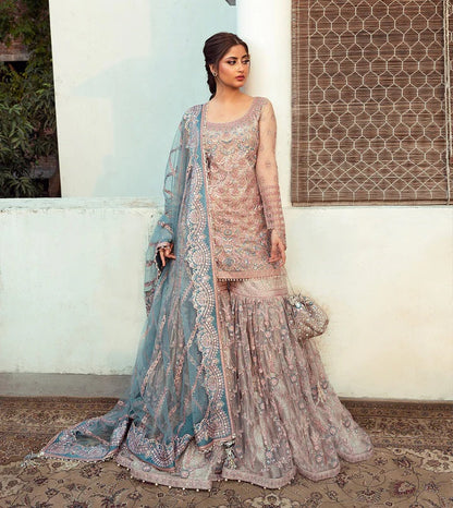 Aytan Luxury Net Embroidered Unstitched 3PC Suit