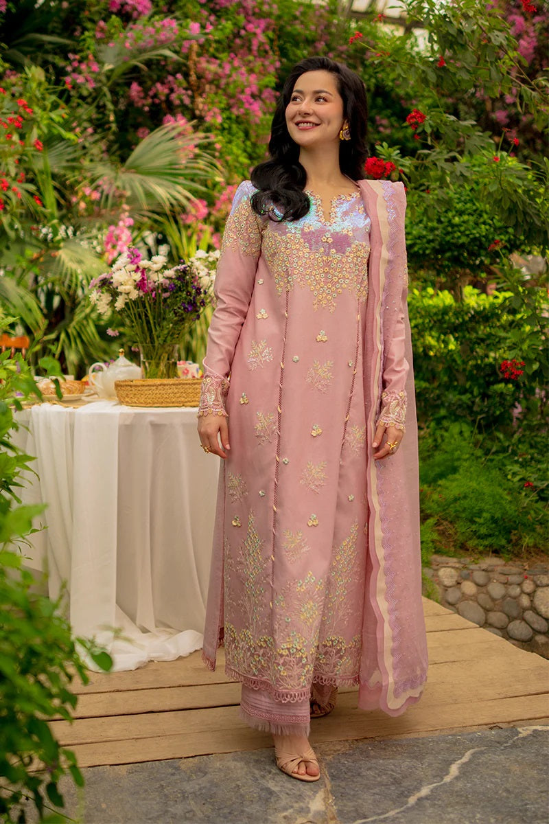 Rang Rasiya Luxury Embroidered Lawn 3Pc Unstitched Suit - Alayna