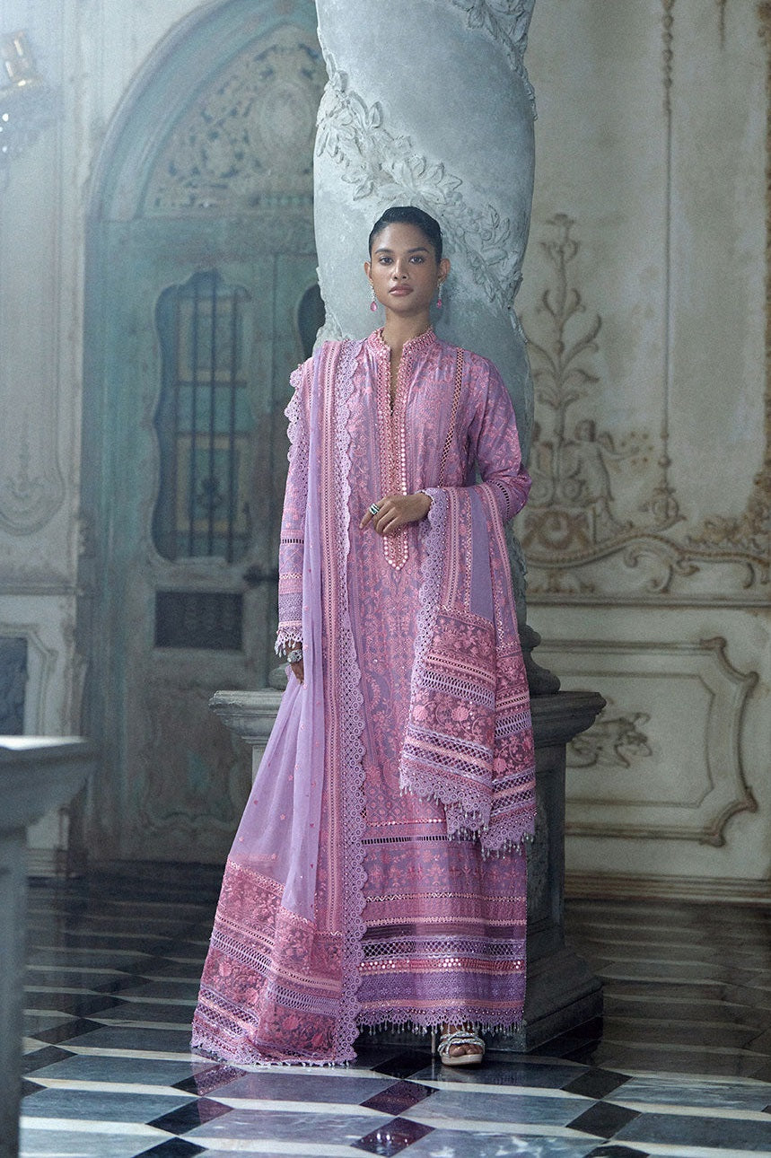 Sobia Nazir Luxury Embroidered Lawn 3Pc Unstitched Suit