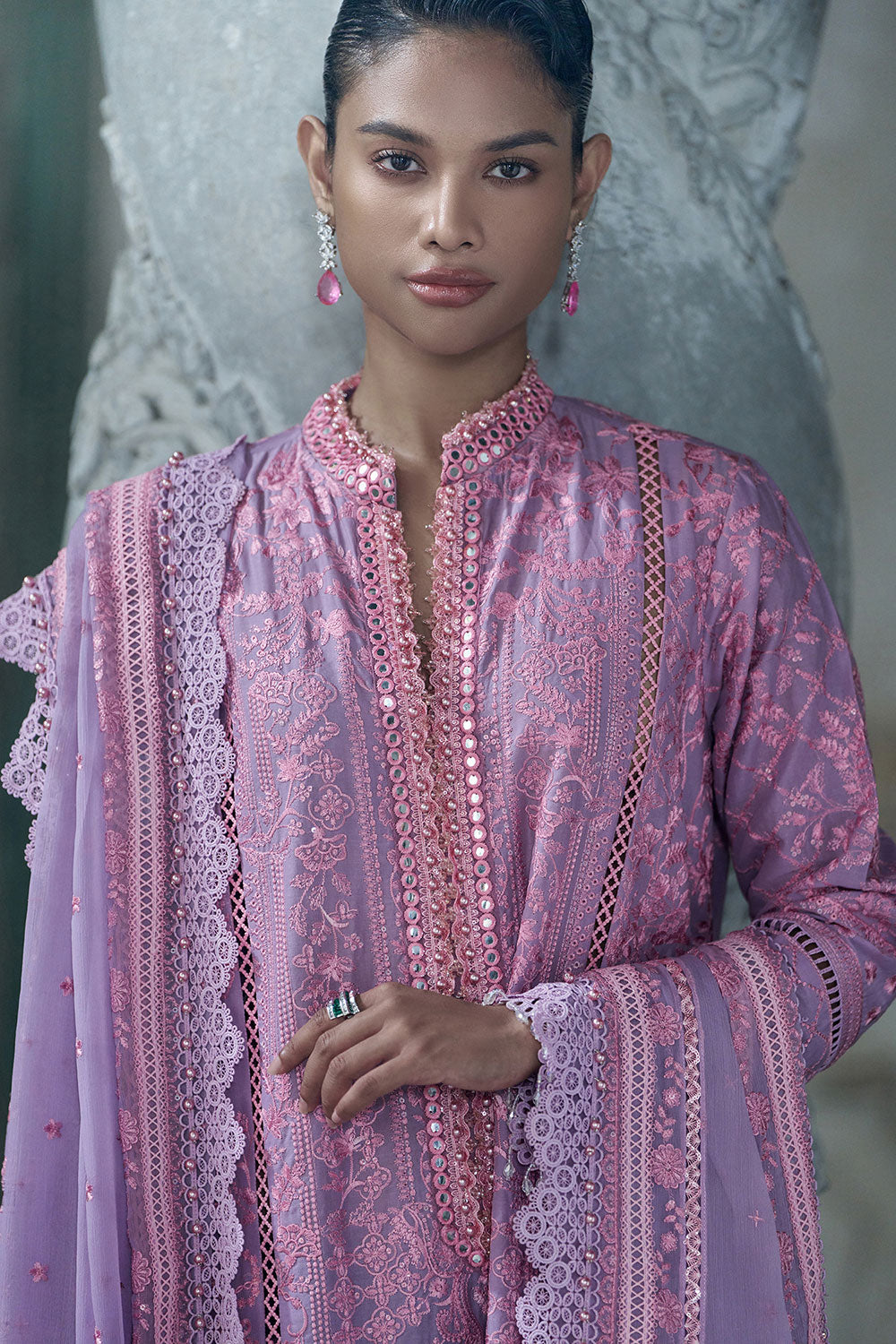 Sobia Nazir Luxury Embroidered Lawn 3Pc Unstitched Suit