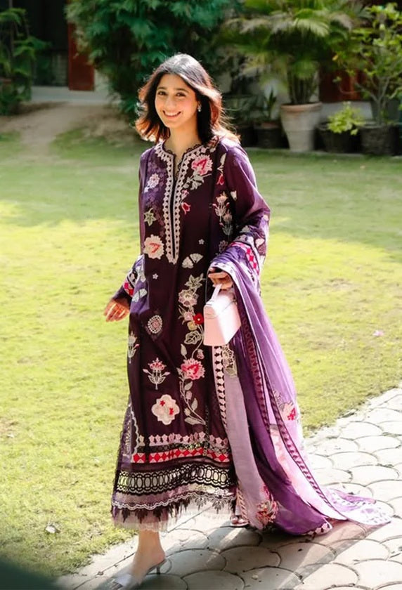 Saira Shakira - Embroidered 3 Piece Unstitched