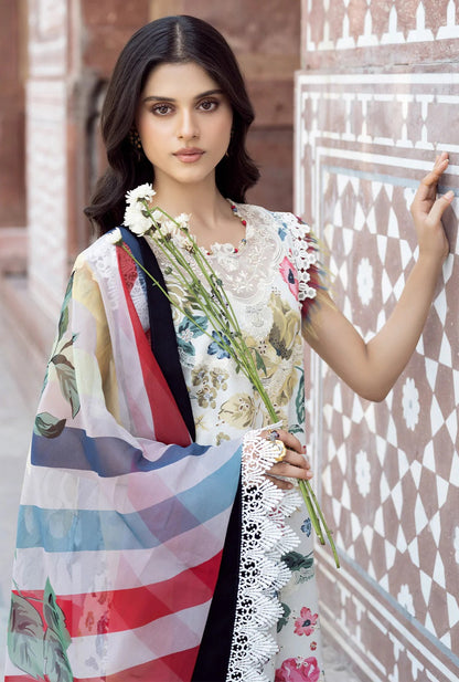 Bin Ilyas - Luxury Lawn Embroidered 3 Piece