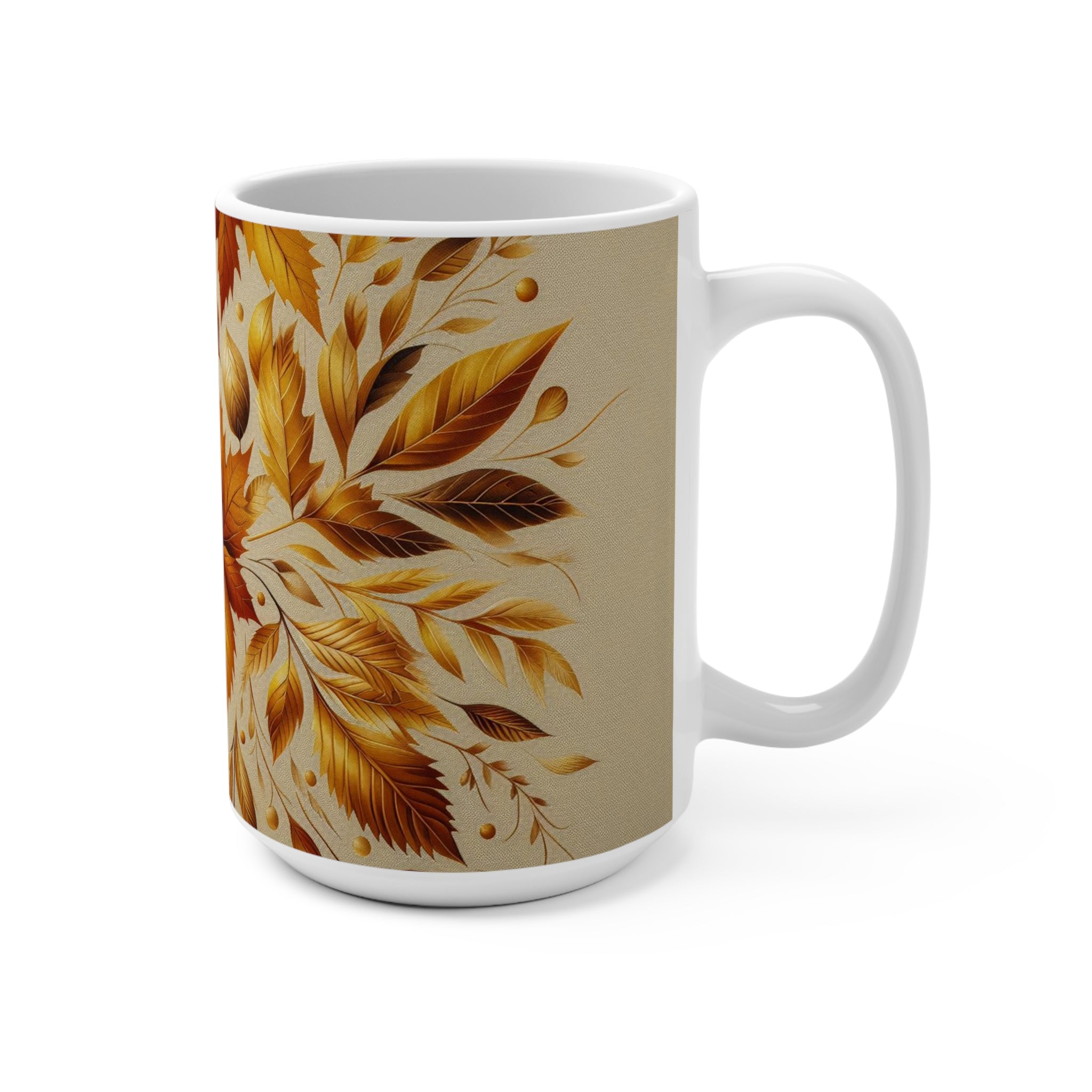 Flower Print Mug 15oz