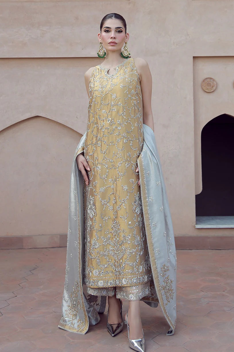 Shamsha Hashwani - Masysoori Handwork Embroidered 3 Piece Unstitched - Aakifah