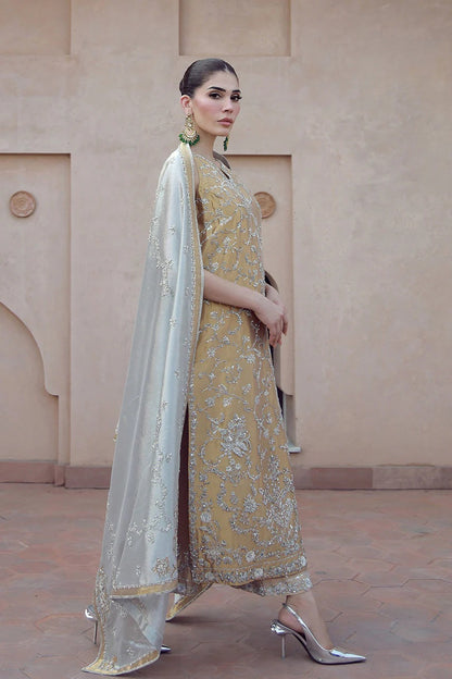 Shamsha Hashwani - Masysoori Handwork Embroidered 3 Piece Unstitched - Aakifah
