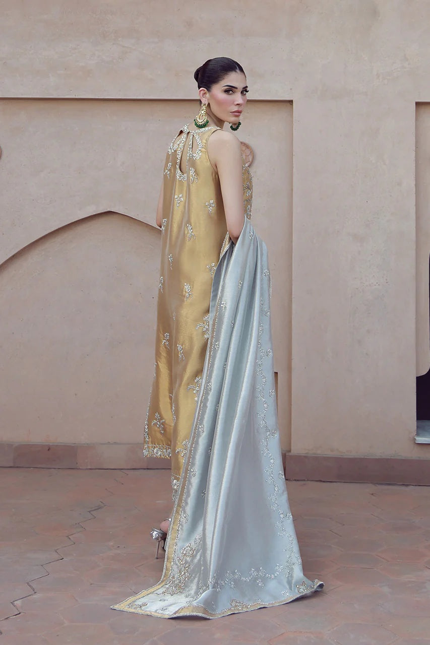 Shamsha Hashwani - Masysoori Handwork Embroidered 3 Piece Unstitched - Aakifah