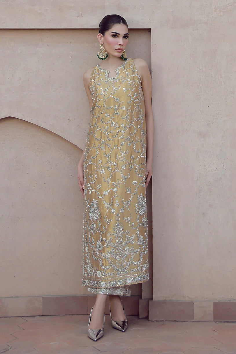 Shamsha Hashwani - Masysoori Handwork Embroidered 3 Piece Unstitched - Aakifah