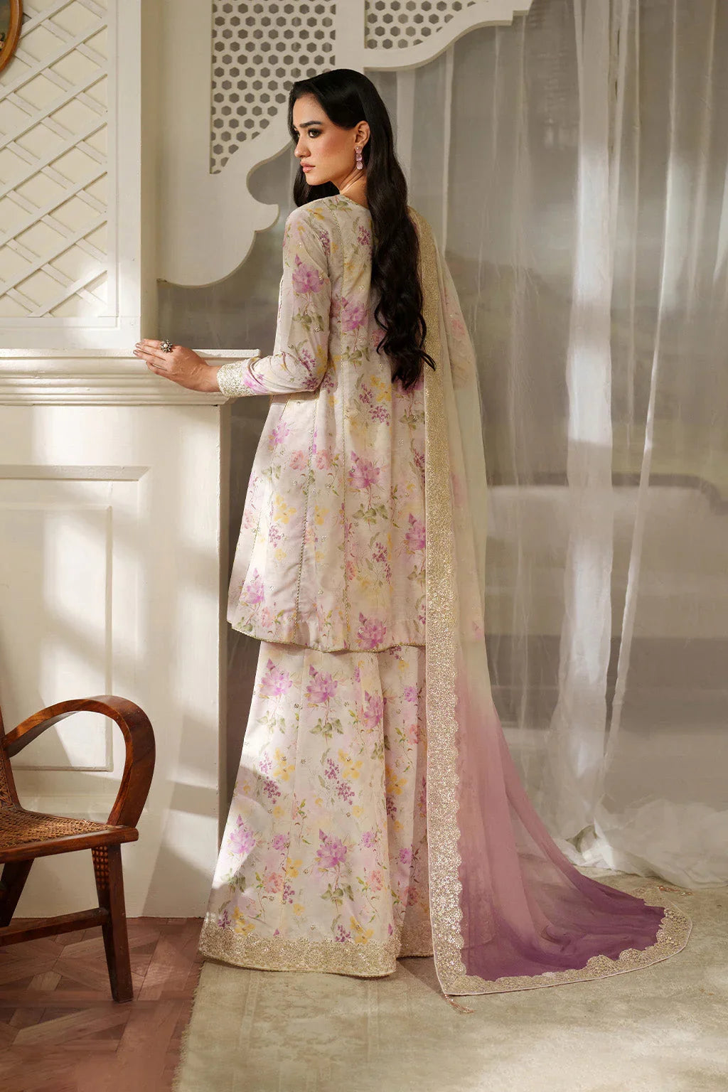 Iznik Lawn Embroidered & Printed 3 Pc Unstitched Suit Formals