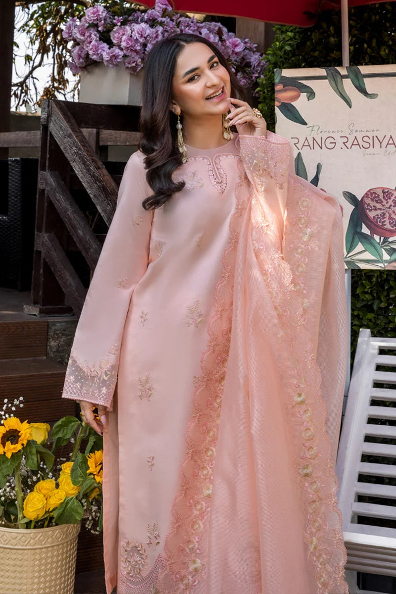 Rang Rasiya - Eshal - Luxury Lawn Embroidered 3 Piece Unstitched