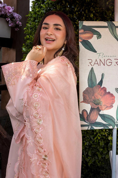 Rang Rasiya - Eshal - Luxury Lawn Embroidered 3 Piece Unstitched