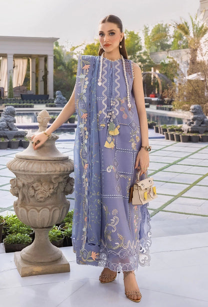 Crimson - Floral Serenity - Lawn Embroidered 3 Piece Unstitched