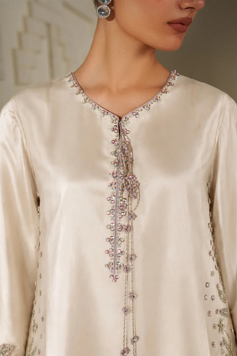 Iznik Luxury Embroidered Chiffon 3Pc Unstitched Suit