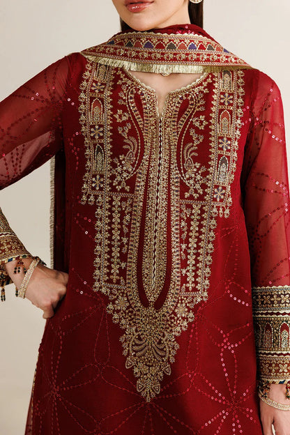 Jazmin Luxury Chiffon Embroidered 3Pc Unstitched Suit