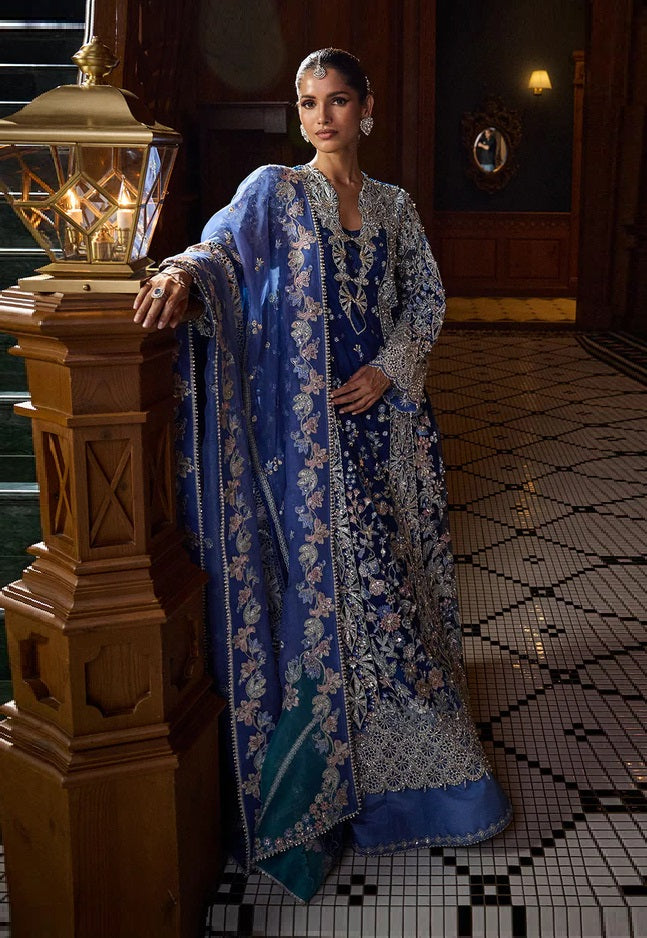 Soraya Lumene Luxury Organza Embroidered Unstitched 3PC Suit - Elise