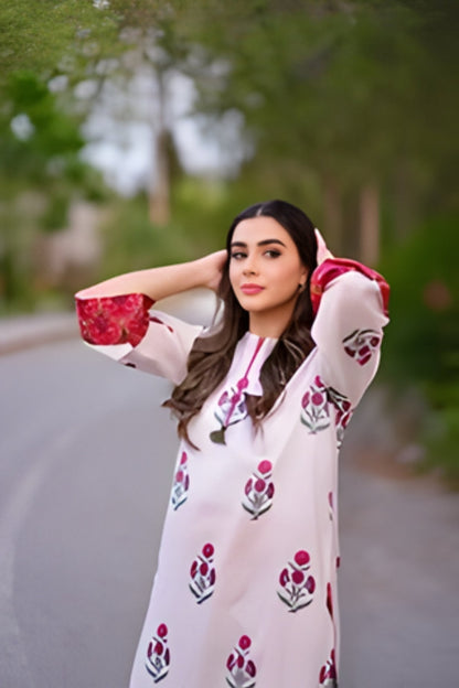 Urge 2PC Unstitched Lawn Printed Shirt with Printed Trousers