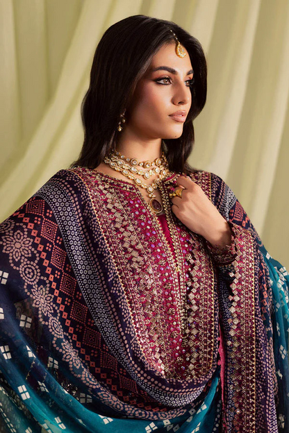 Nureh Luxury Lawn Embroidered 3 Pc Unstitched Collection JUGNI