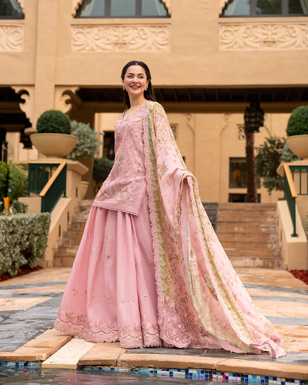 AYA Embroidered Luxury Lawn Unstitched 3Pc Suit - ASJA