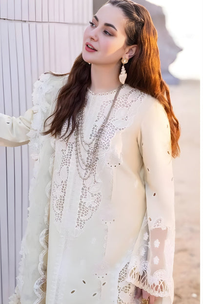 3PC Lawn Embroidered Shirt with Printed and Digital Printed Dupatta (Unstitched)