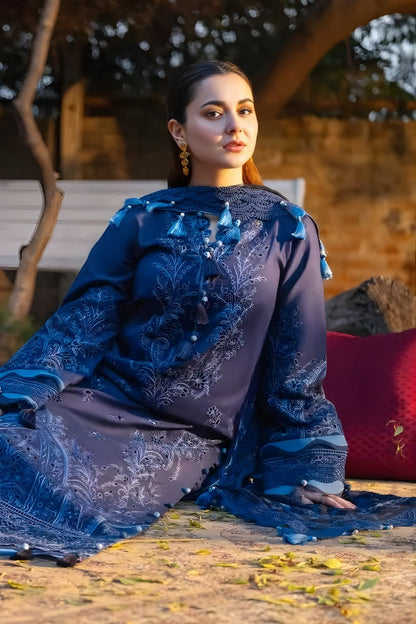 Jade - 3PC Lawn Embroidered Shirt with Monar Digital Printed Dupatta (Unstitched)