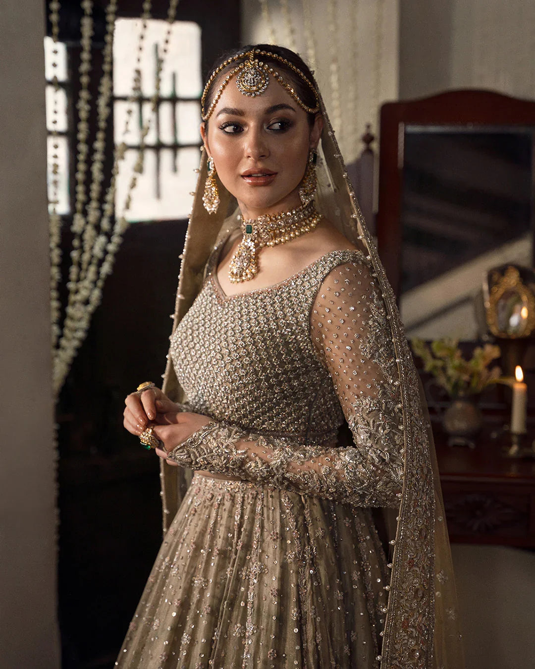 MAH Wedding Couture Net Embroidered Unstitched Collection