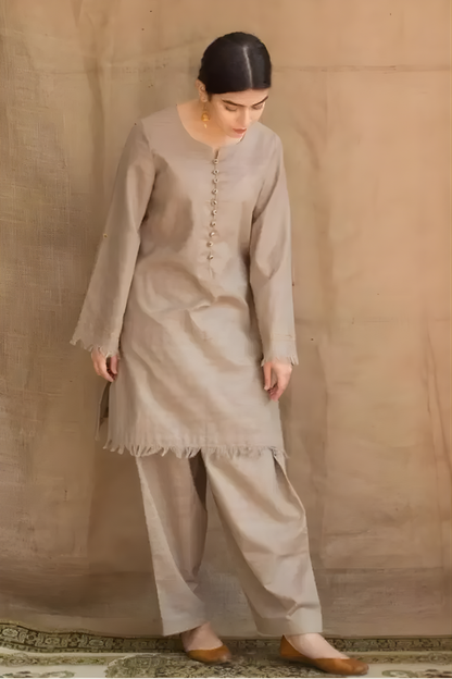 Zarpash - 3PC Unstitched Dhanak Shirt with Digital Printed Dupatta and Trouser