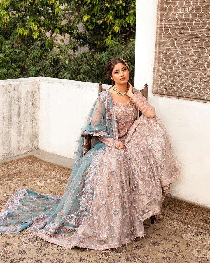 Aytan Luxury Net Embroidered Unstitched 3PC Suit