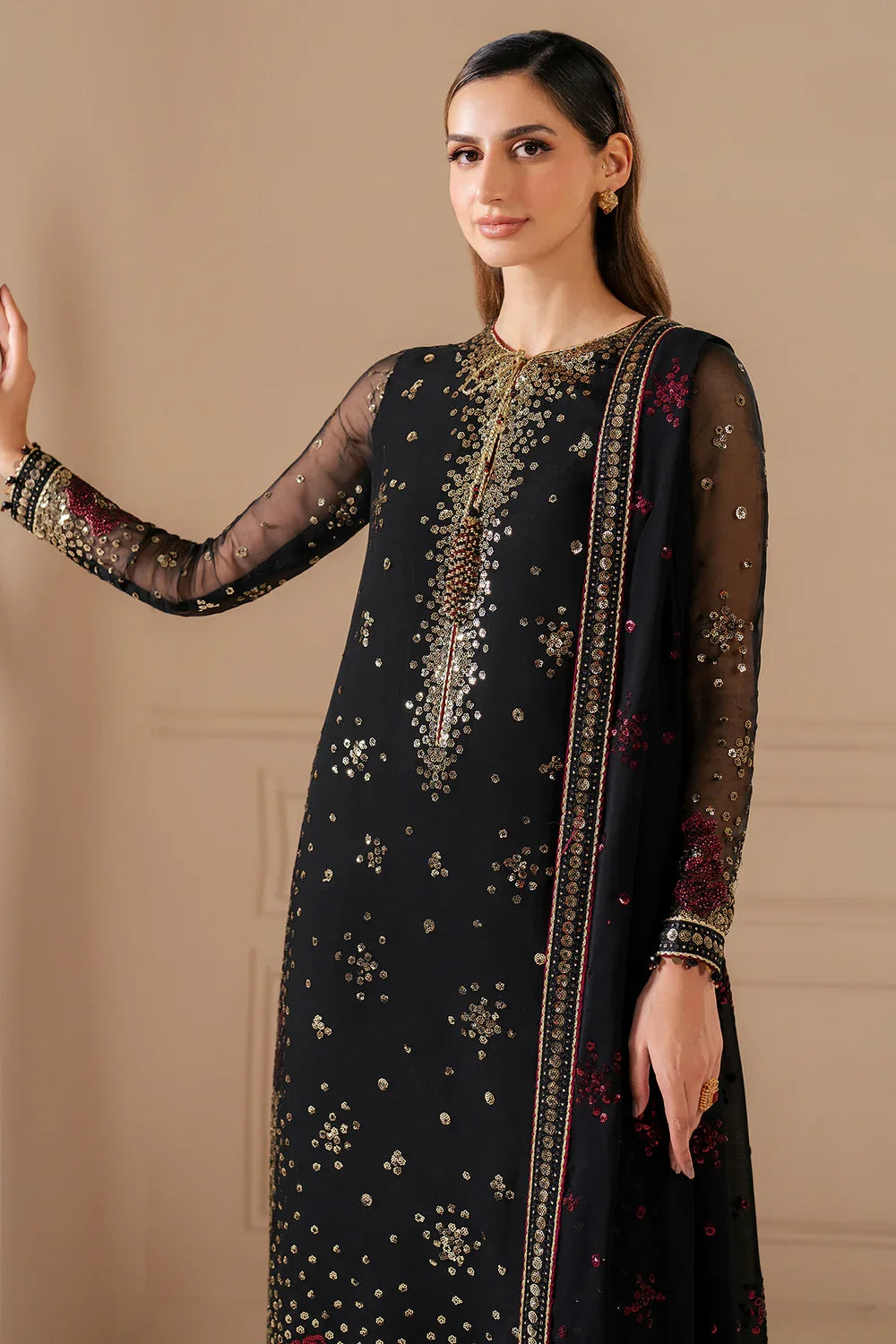 Jazmin Luxury Chiffon Embroidered Collection Unstitched