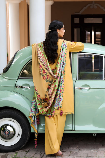Sapphire - 3PC Unstitched Lawn Embroidered Shirt with Monar Digital Printed Dupatta and Trouser