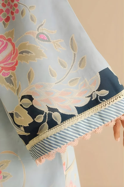Coco by Zara Shah Jahan - 3PC Banadora Lawn Printed Shirt with Printed Voil Dupatta (Unstitched)