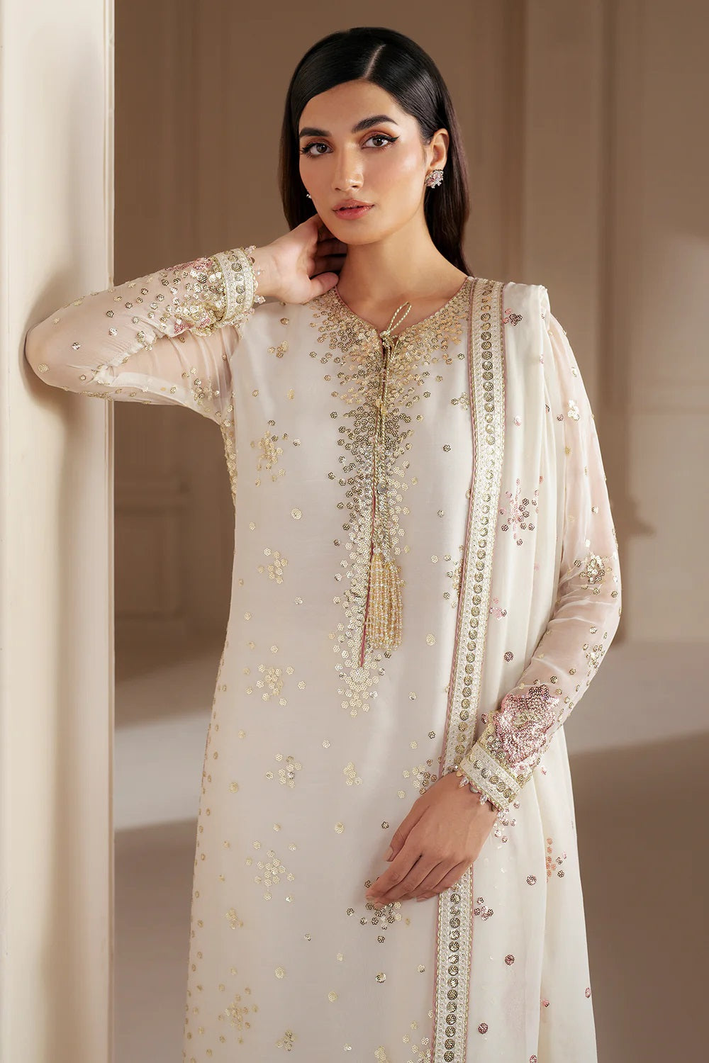 Jazmin Chiffon Embroidered 3 Piece Unstitched